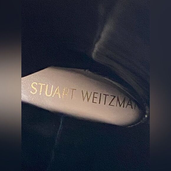 Stuart Weitzman 5050 Over-The-Knee Leather Combat Boots size 4.5 - Picture 12 of 16